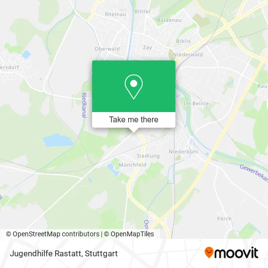 Карта Jugendhilfe Rastatt
