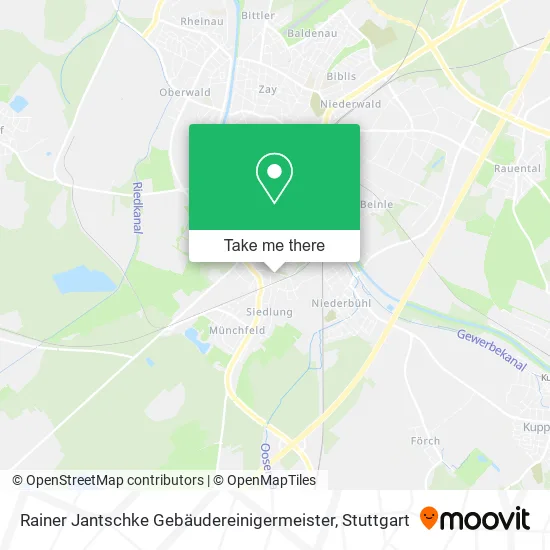 Карта Rainer Jantschke Gebäudereinigermeister