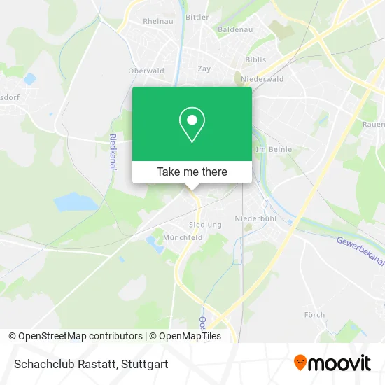 Карта Schachclub Rastatt