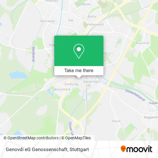 Карта Genovdi eG Genossenschaft