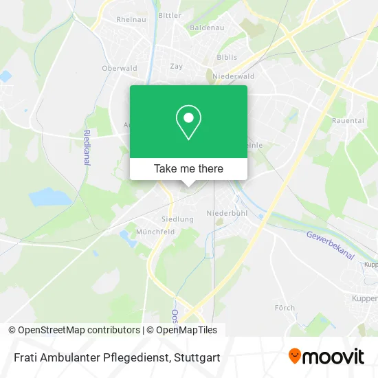 Карта Frati Ambulanter Pflegedienst
