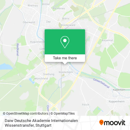 Карта Daiw Deutsche Akademie Internationalen Wissenstransfer