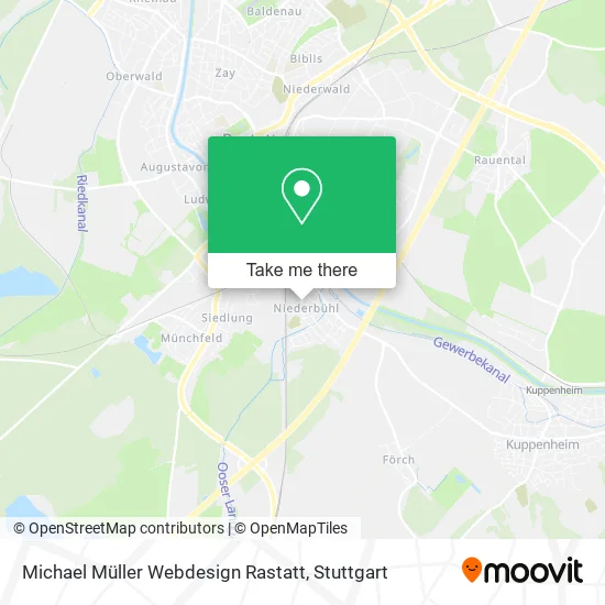Карта Michael Müller Webdesign Rastatt