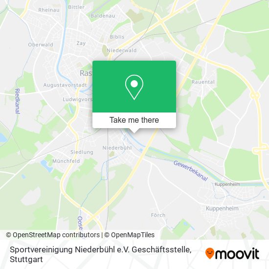 Sportvereinigung Niederbühl e.V. Geschäftsstelle map