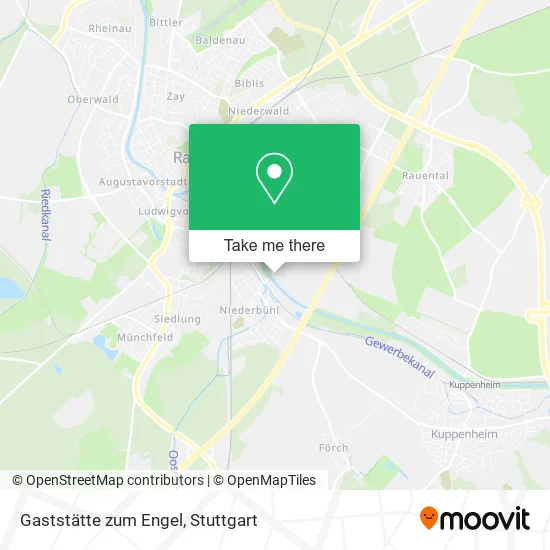 Карта Gaststätte zum Engel