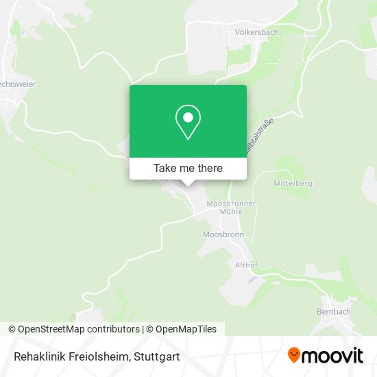 Карта Rehaklinik Freiolsheim