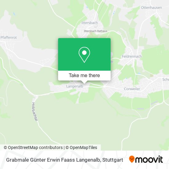 Grabmale Günter Erwin Faass Langenalb map