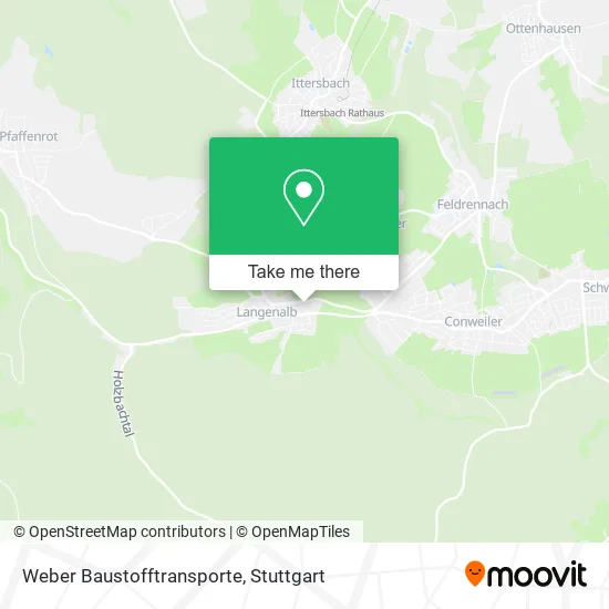 Карта Weber Baustofftransporte