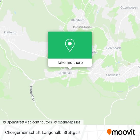Chorgemeinschaft Langenalb map
