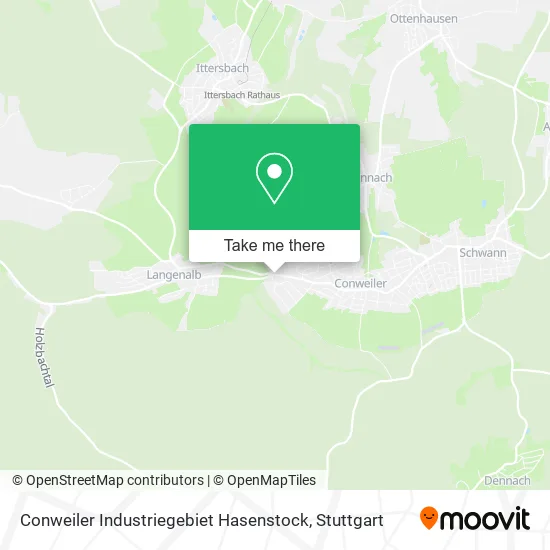 Карта Conweiler Industriegebiet Hasenstock