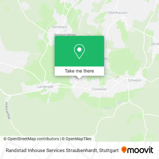 Карта Randstad Inhouse Services Straubenhardt