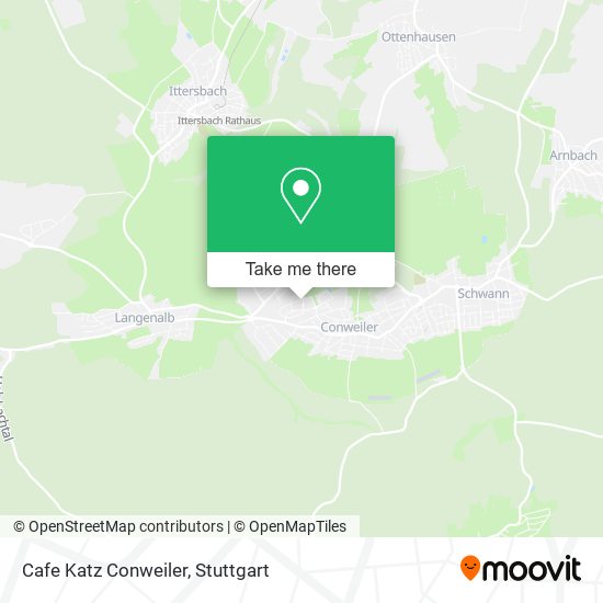 Cafe Katz Conweiler map
