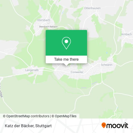 Katz der Bäcker map