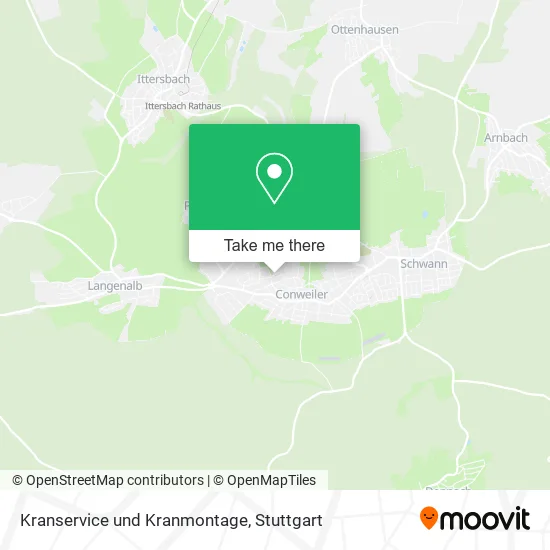 Карта Kranservice und Kranmontage