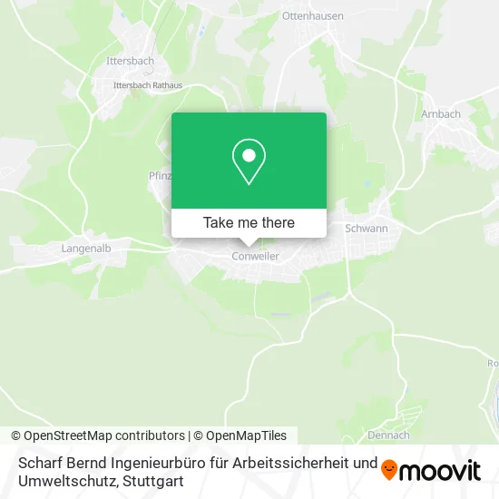 Карта Scharf Bernd Ingenieurbüro für Arbeitssicherheit und Umweltschutz