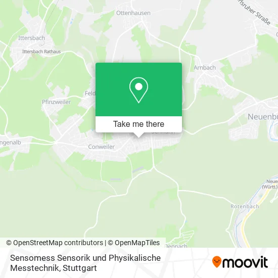 Карта Sensomess Sensorik und Physikalische Messtechnik