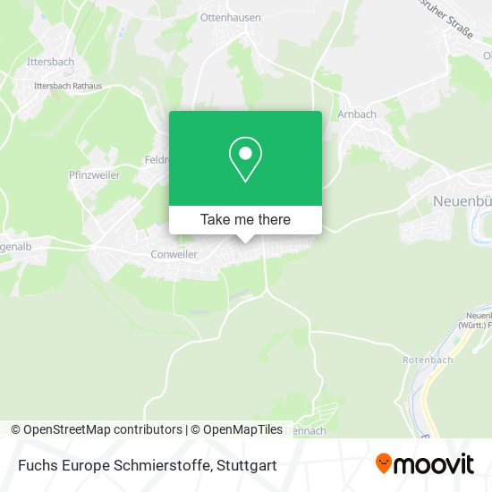 Fuchs Europe Schmierstoffe map