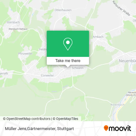 Карта Müller Jens,Gärtnermeister
