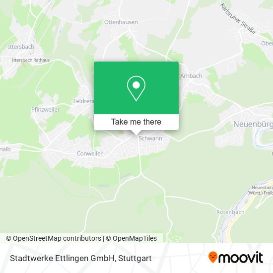 Stadtwerke Ettlingen GmbH map