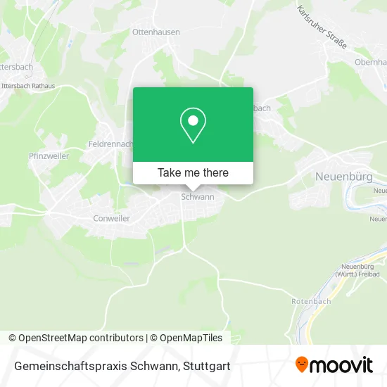 Карта Gemeinschaftspraxis Schwann