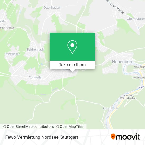 Fewo Vermietung Nordsee map