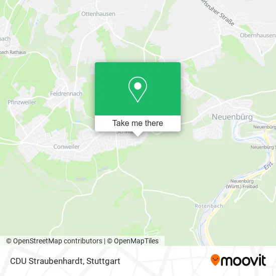 Карта CDU Straubenhardt
