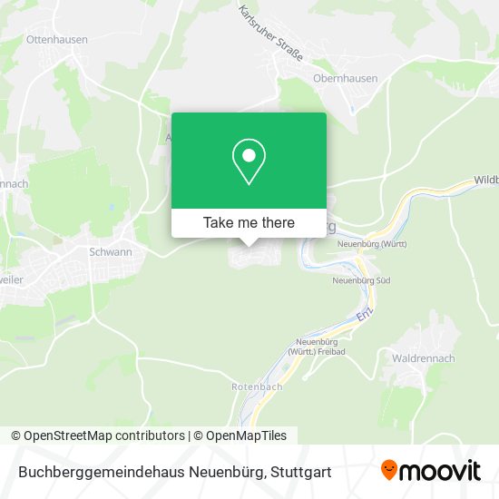 Buchberggemeindehaus Neuenbürg map