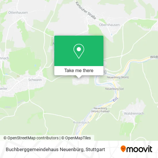Карта Buchberggemeindehaus Neuenbürg