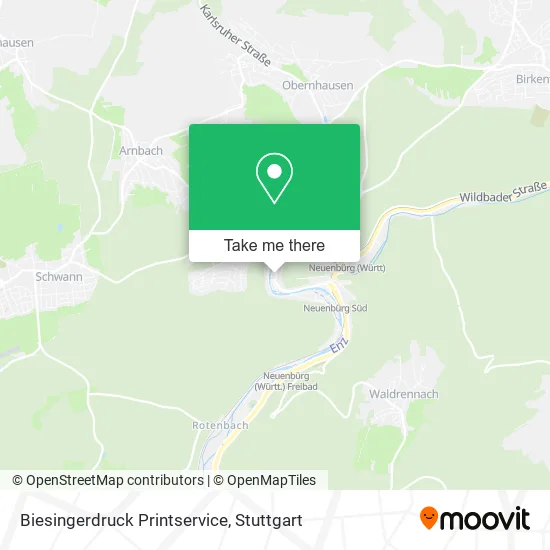 Карта Biesingerdruck Printservice
