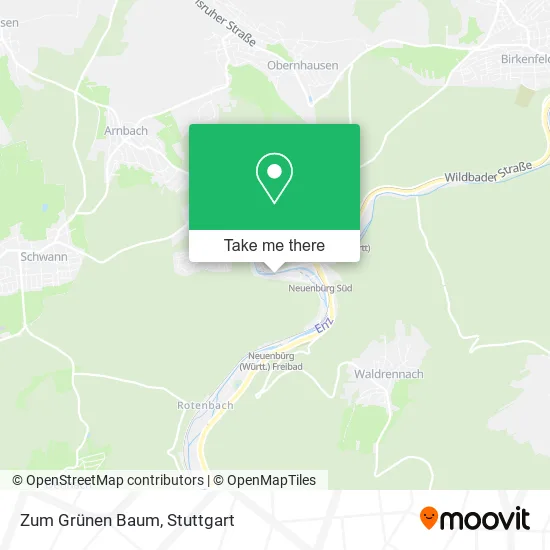 Карта Zum Grünen Baum