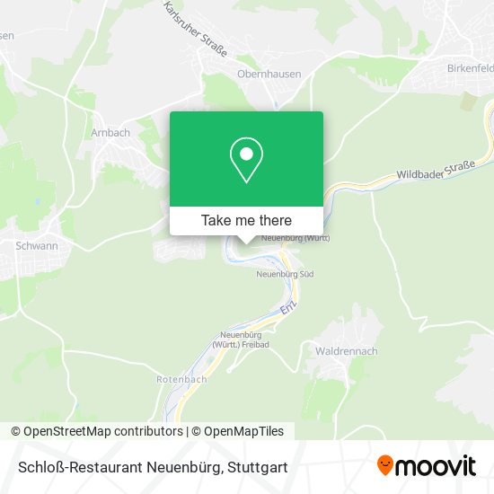 Schloß-Restaurant Neuenbürg map