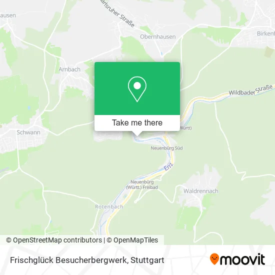 Карта Frischglück Besucherbergwerk