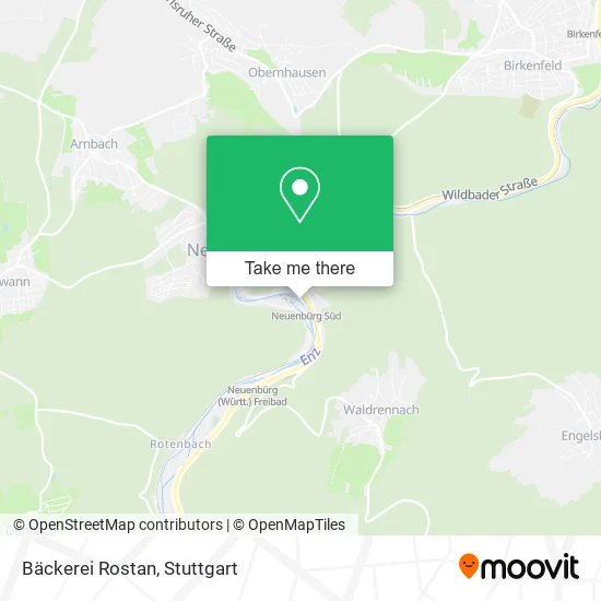 Карта Bäckerei Rostan