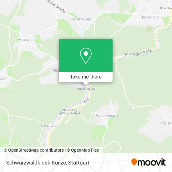 Карта Schwarzwaldkiosk Kunze