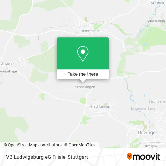 Карта VB Ludwigsburg eG Filiale
