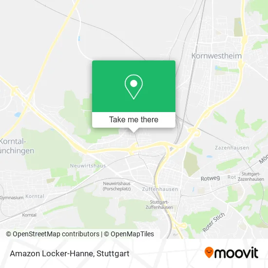Карта Amazon Locker-Hanne