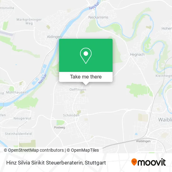 Карта Hinz Silvia Sirikit Steuerberaterin