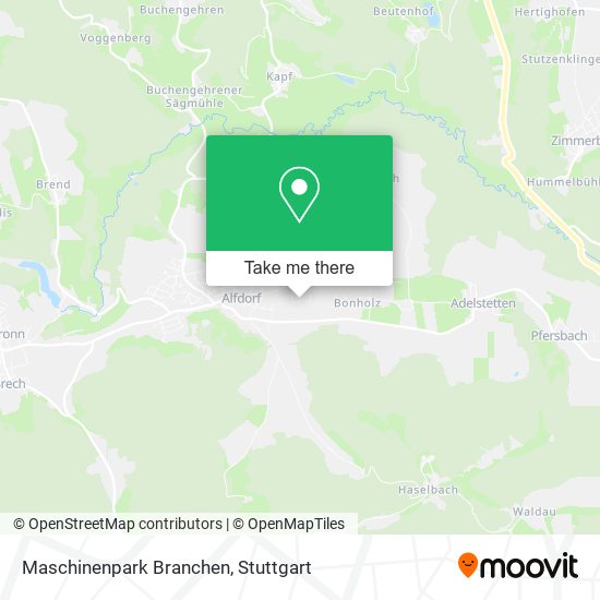 Maschinenpark Branchen map
