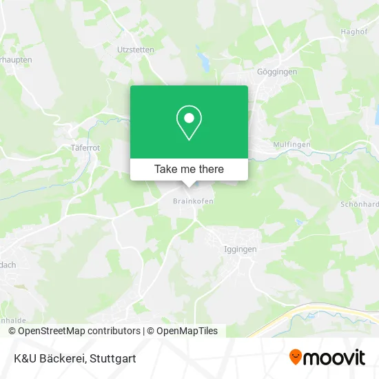 Карта K&U Bäckerei