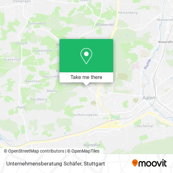 Карта Unternehmensberatung Schäfer