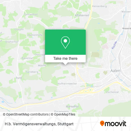 Карта H.b. Vermögensverwaltungs