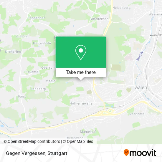 Карта Gegen Vergessen