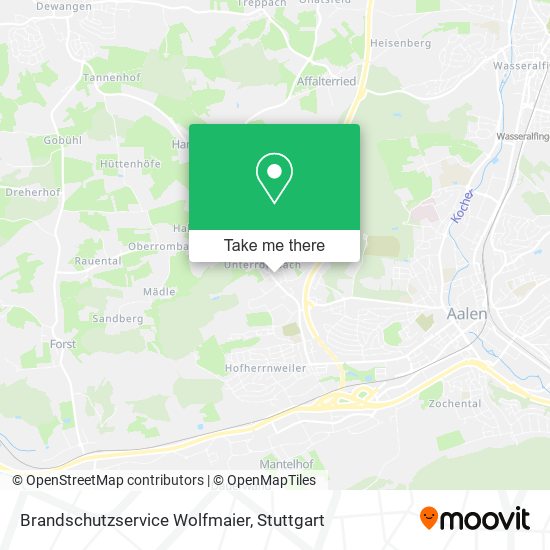 Brandschutzservice Wolfmaier map