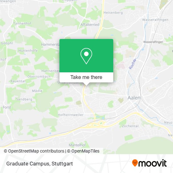 Graduate Campus map