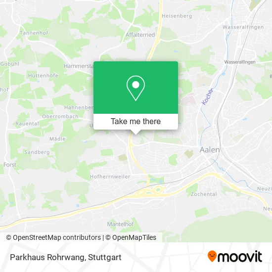 Карта Parkhaus Rohrwang