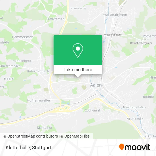Kletterhalle map