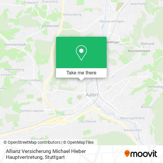 Allianz Versicherung Michael Hieber Hauptvertretung map