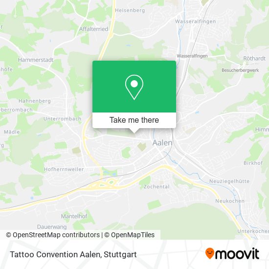 Tattoo Convention Aalen map