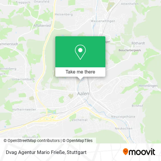Карта Dvag Agentur Mario Frieße