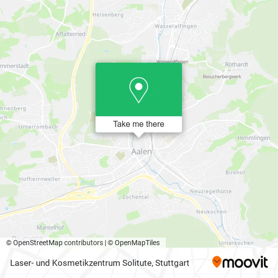 Карта Laser- und Kosmetikzentrum Solitute